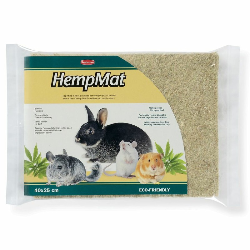 цена Padovan Hemp Mat коврик из пенькового волокна для мелких домашних животных, малый, 40х25 см