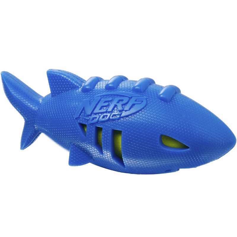 цена Игрушка для собак Nerf Акула, плавающая игрушка - 18 см