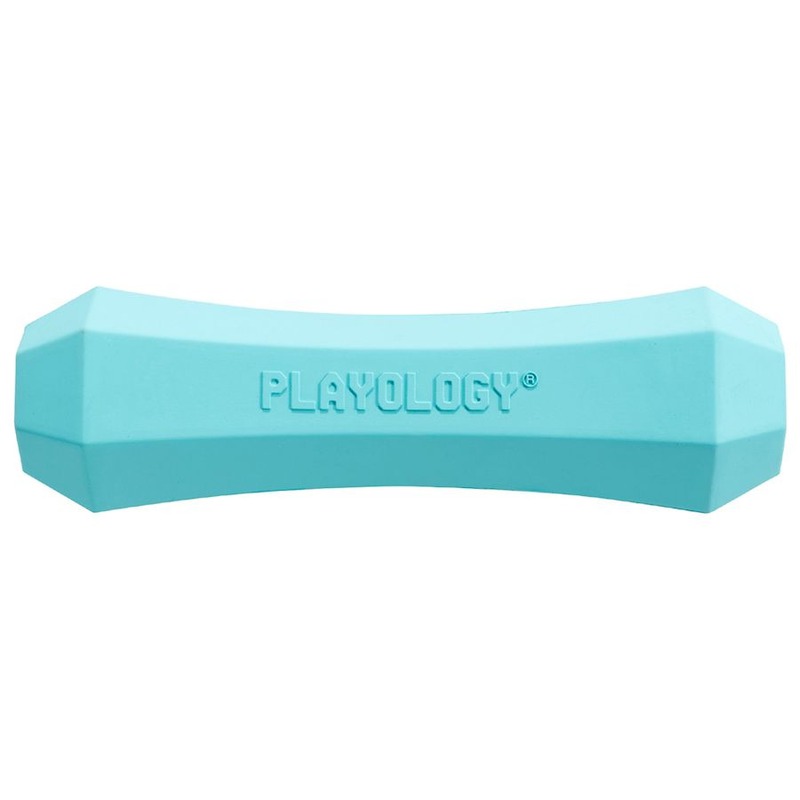 Playology Squeaky Chew Stick игрушка для собак средних и крупных пород, жевательная палочка, с ароматом арахиса, большая, голубая