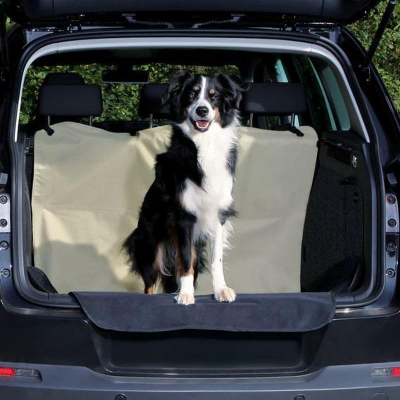 подстилка trixie для собак автомобильная 1 40х1 45 см нейлоновая серо бежевая Подстилка Trixie для собак автомобильная 180х130 см бежевая