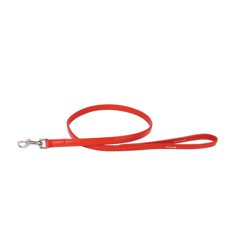 Поводок Collar Glamour ширина 12 мм, длина 122 см красный поводок для собак collar glamour 9мм 122см красный