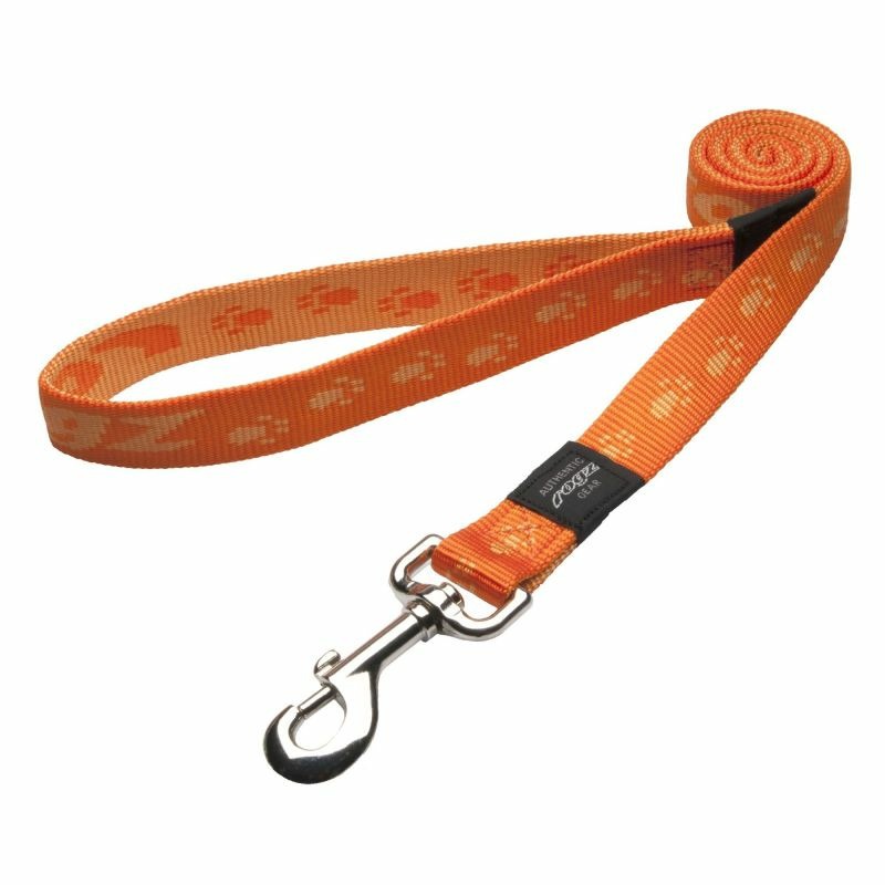 цена Поводок для собак ROGZ Alpinist XL-25мм 1,2 м (Оранжевый)