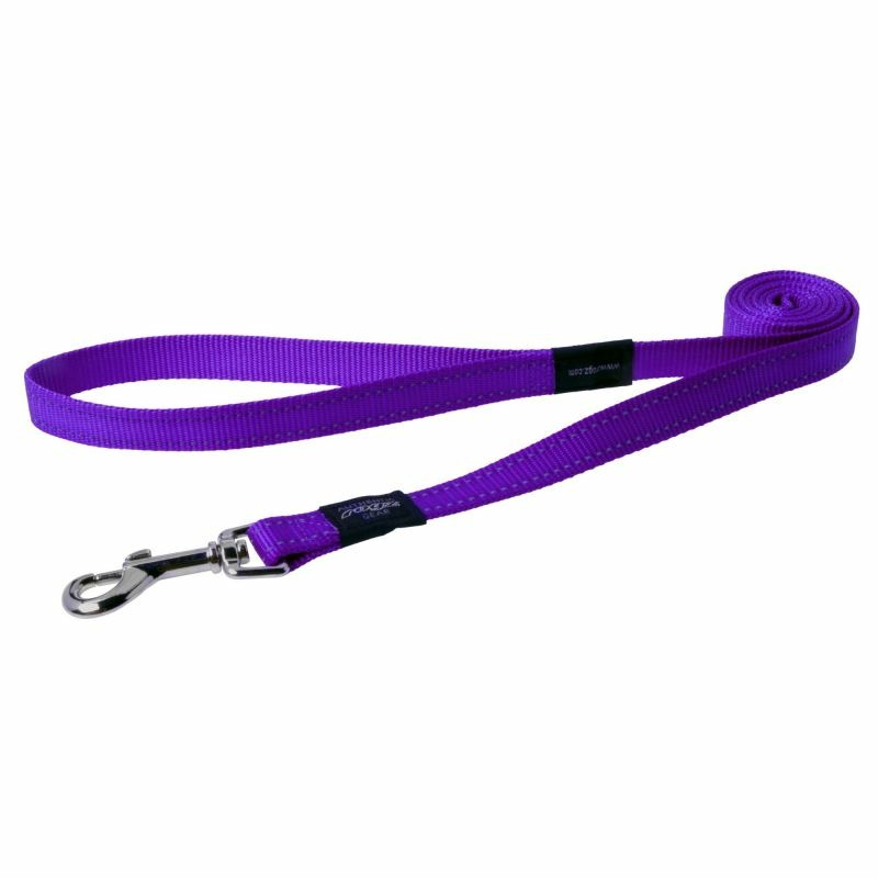 Rogz поводок для крупных собак размер L серии Utility длина 1,4 м фиолетовый