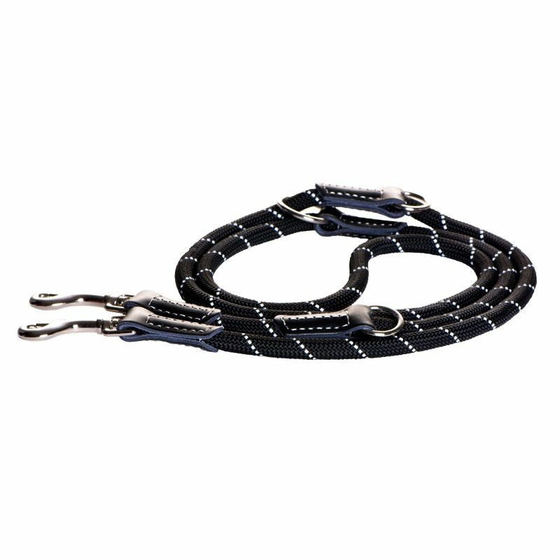 Rogz поводок-перестежка круглый для средних собак размер M серия ROPE длина до 2 м черный rogz поводок удлиненный круглый для средних собак размер m серия rope длина 1 8м красный