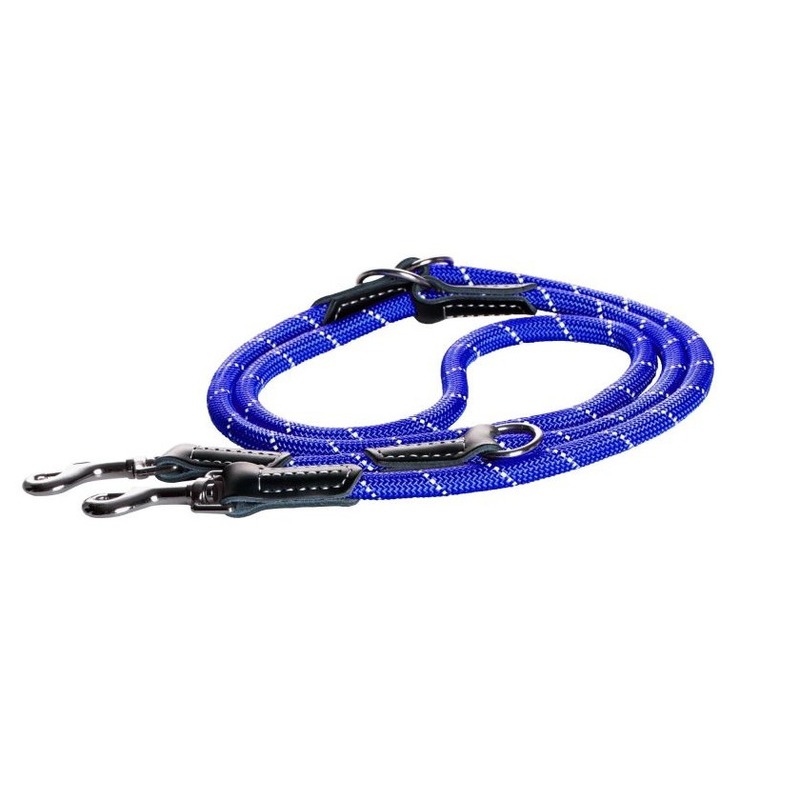 Rogz поводок-перестежка круглый для средних собак размер M серия ROPE длина до 2 м синий rogz поводок удлиненный круглый для средних собак размер m серия rope длина 1 8м красный