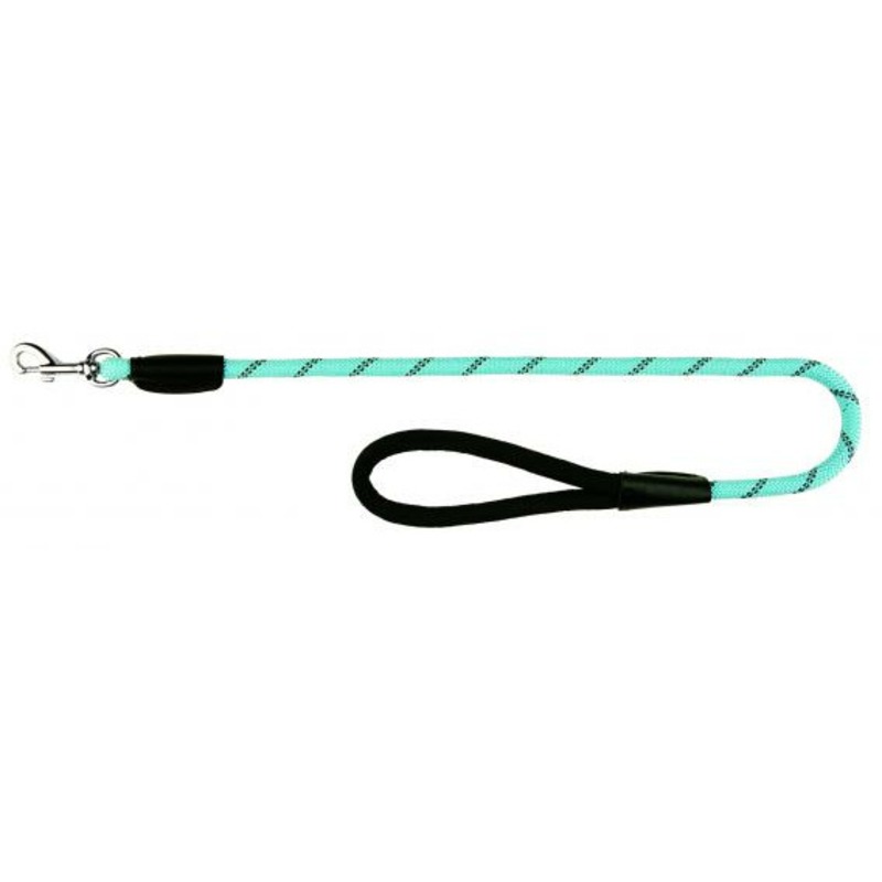 Поводок Trixie Sporty Rope для собак L–XL 1,00 м/ф13 мм светло-синий rogz поводок удлиненный круглый для крупных собак размер l серия rope длина 1 8м синий