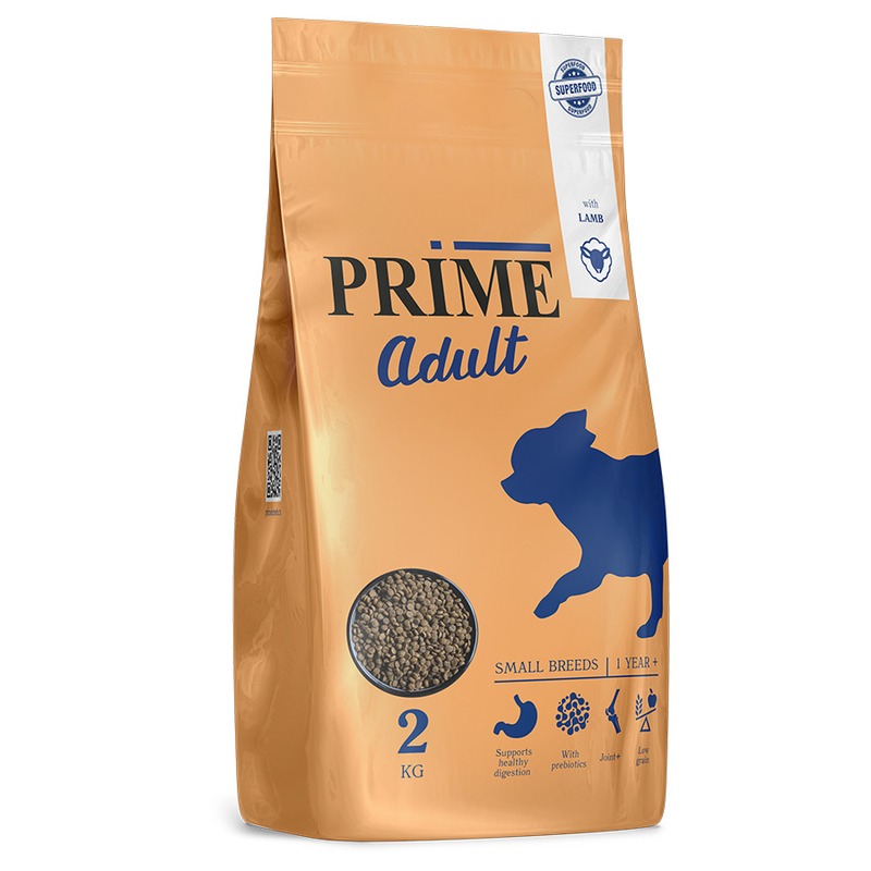 Prime Adult Small сухой корм, для собак мелких пород, низкозерновой, с ягненком 50186