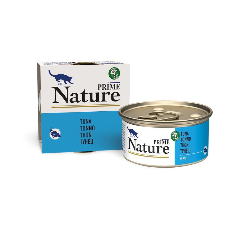 Prime Nature влажный корм для кошек, с тунцом, кусочки в желе, в консервах - 85 г
