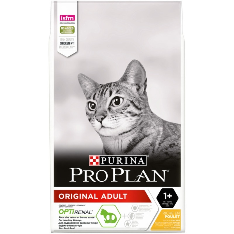 цена Pro Plan Original сухой корм для кошек для поддержания здоровья почек, с высоким содержанием курицы
