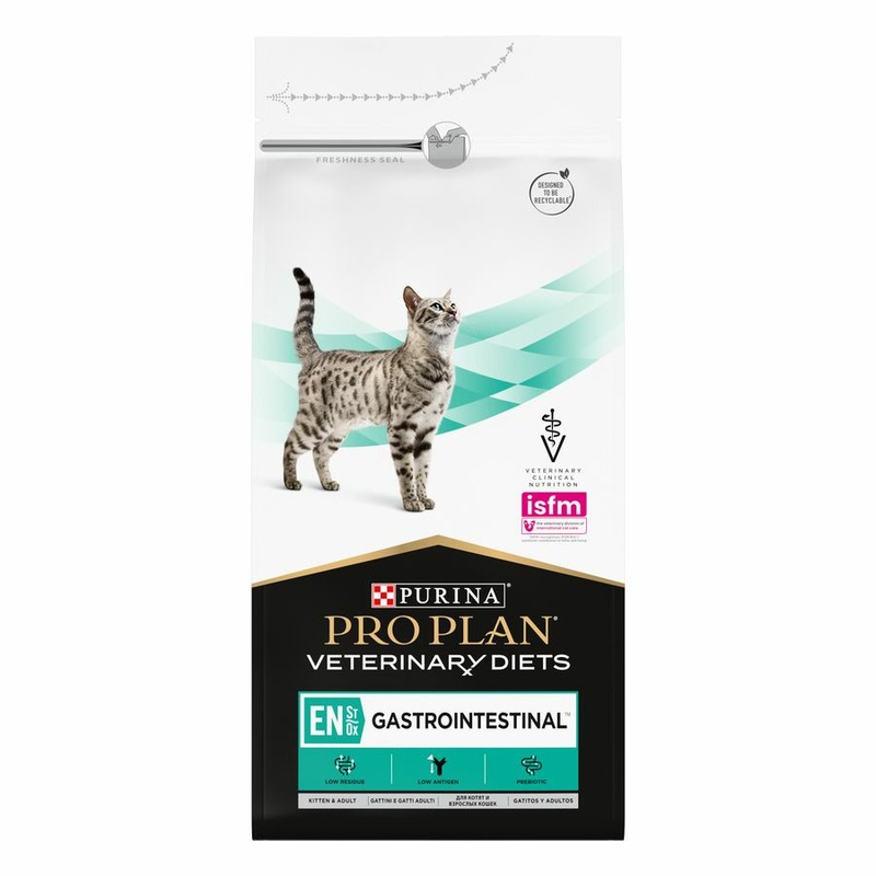 Pro Plan Veterinary Diets EN St/Ox Gastrointestinal сухой корм для кошек диетический для снижения проявлений кишечных расстройств - 1,5 кг