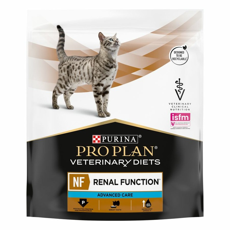 Pro Plan Veterinary Diets NF Renal Function Advanced Care полнорационный сухой корм для кошек, диетический, для поддержания функции почек при хронической почечной недостаточности на поздней стадии - 350 г