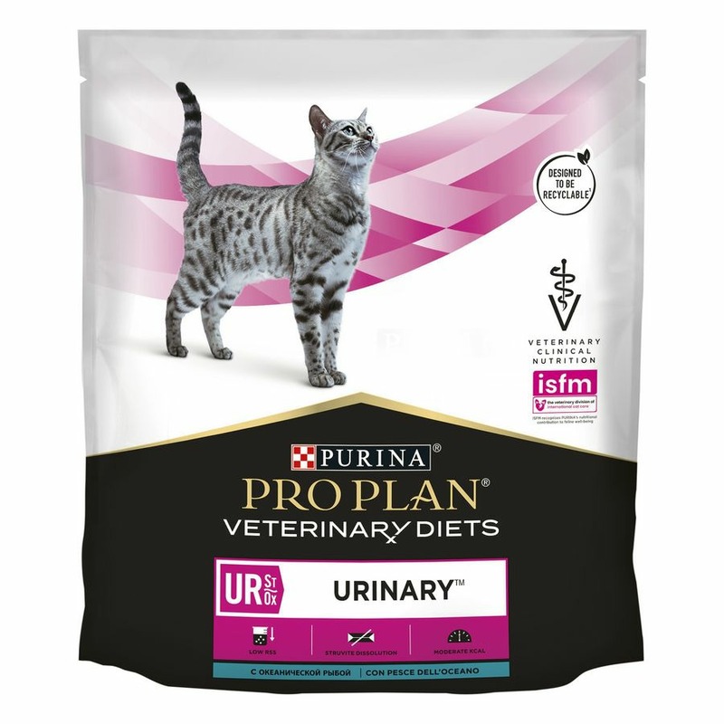 Pro Plan Veterinary Diets UR Urinary сухой полнорационный диетический корм для взрослых кошек при болезни нижних отделов мочевыводящих путей, c океанической рыбой - 350 г ремень sevenext 45736 1