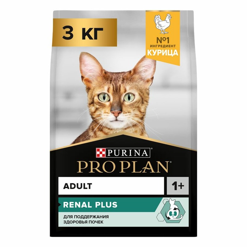 Pro Plan Original сухой корм для кошек, для поддержания здоровья почек, с курицей