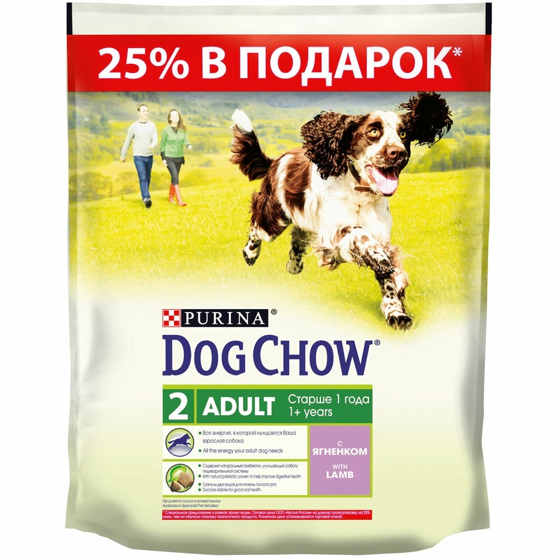 Dog Chow полнорационный сухой корм для собак, с ягненком - 600 г + 200 г purina dog chow сухой корм purina dog chow puppy для щенков до 1 года с ягненком