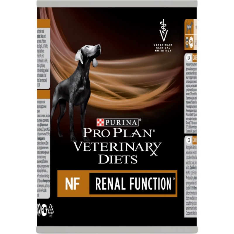 Влажный корм Pro Plan Veterinary Diets NF Renal Function для взрослых собак при патологии почек - 400 г pro plan veterinary diets nf renal для взрослых собак при заболеваниях почек 3 кг х 4 шт