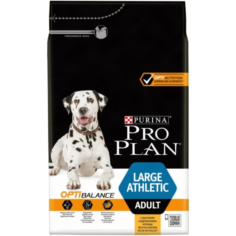 Pro Plan OptiBalance сухой корм для собак крупных пород с атлетическим телосложением, с высоким содержанием курицы - 3 кг