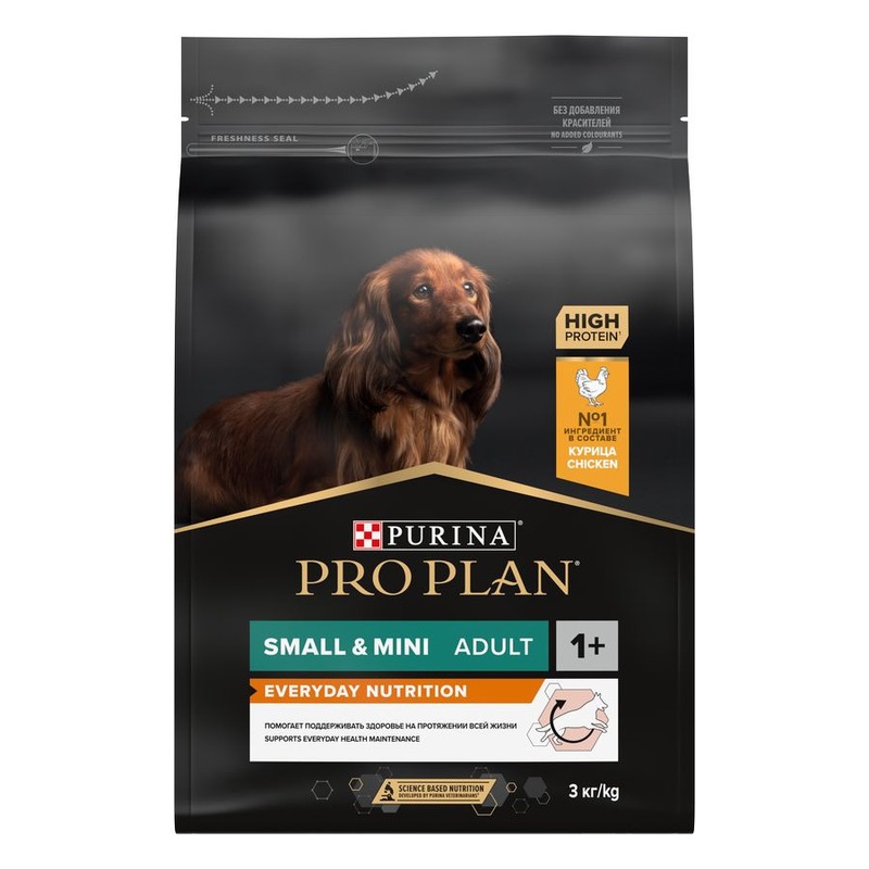 Pro Plan Opti Balance сухой корм для взрослых собак мелких и карликовых пород,с курицей - 3 кг