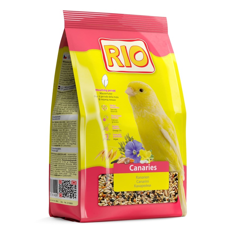 Rio корм для канареек в период линьки - 500 г рио рио для канареек во время линьки 500 г