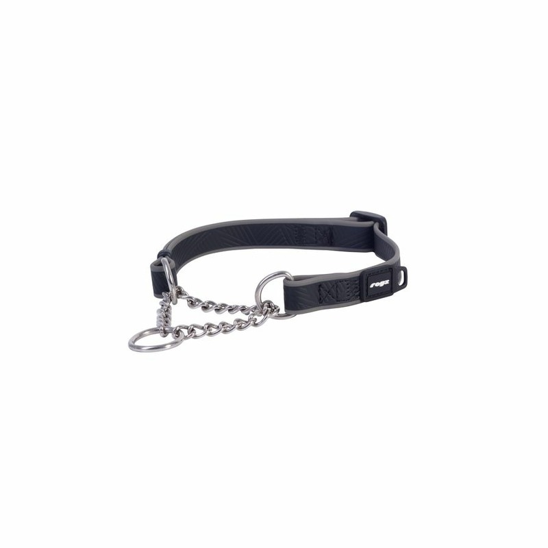 Rogz Amphibian Control Halsband ошейник для собак средних пород, размер М, цвет черный