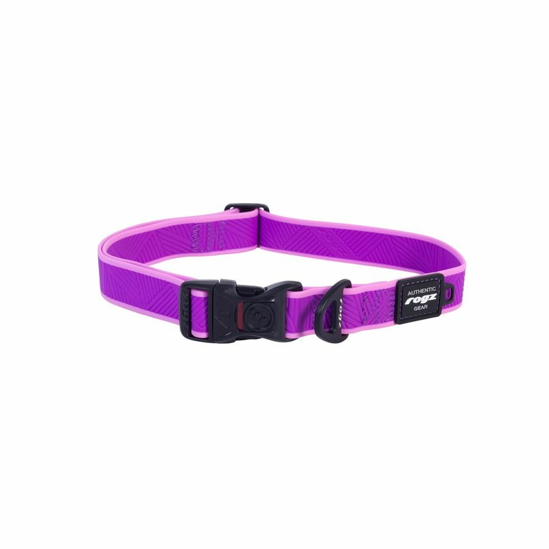 Rogz Amphibian Halsband ошейник для собак крупных пород, размер XL, цвет фиолетовый