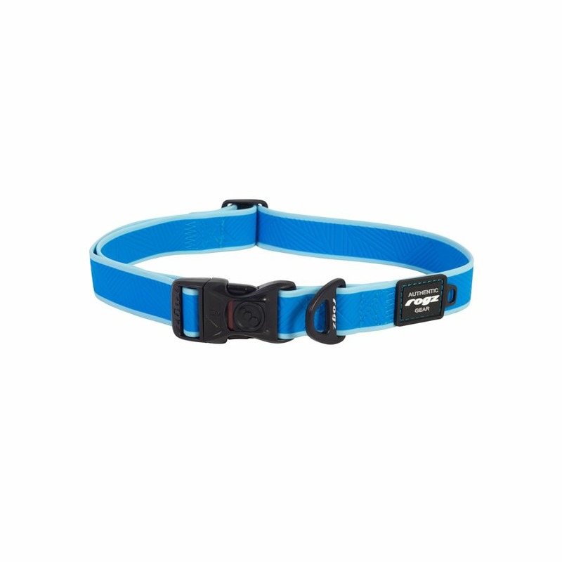 Rogz Amphibian Halsband ошейник для собак крупных пород, размер XL, цвет синий