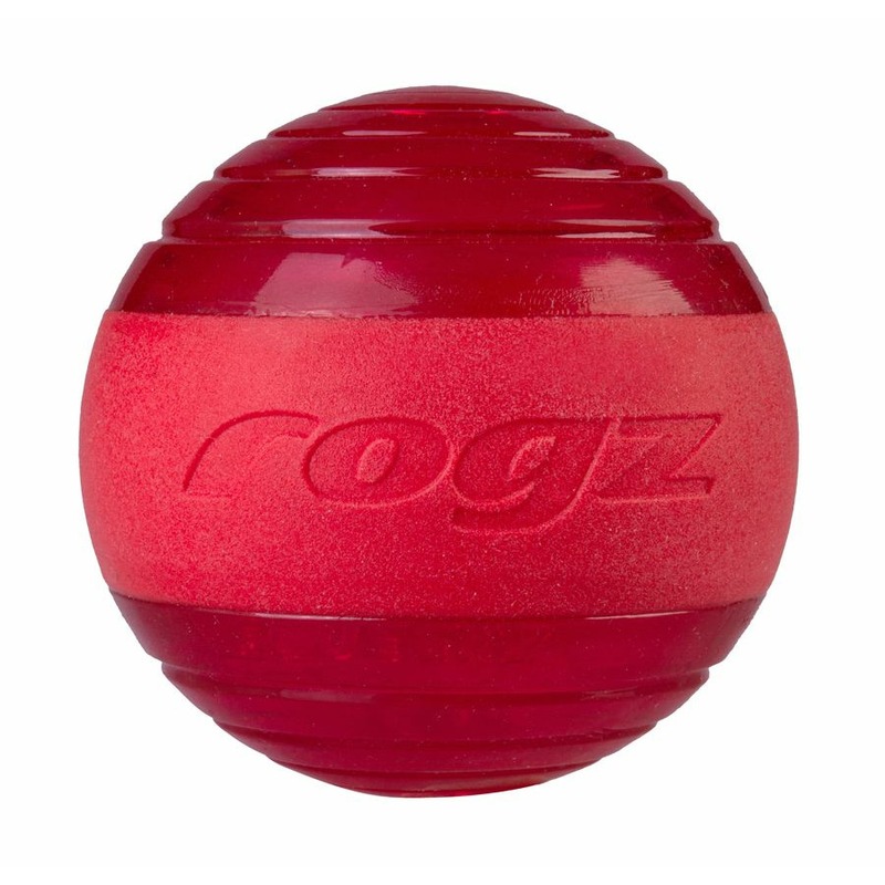 Rogz Мяч \Поймай меня!\ Squeekz -прыгает на земле-плавает в воде, 64 мм, красный rogz мяч с пищалкой squeekz красный squeekz ball 0 059 кг