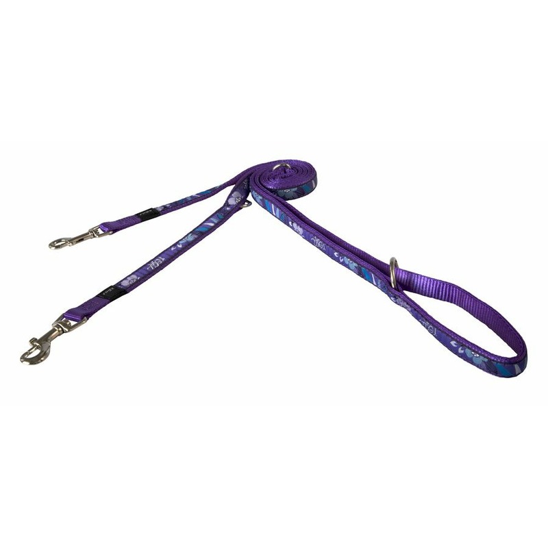 Rogz Поводок перестежка для собак, фиолетовый