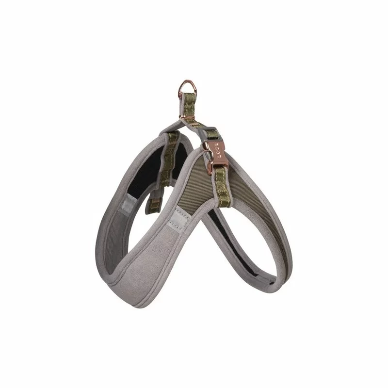 Rogz Urban Fast Fit Tuig M Olive Twist шлейка для собак средних пород, размер M, вес 12-22 кг, обхват 43-50 см, цвет оливковый