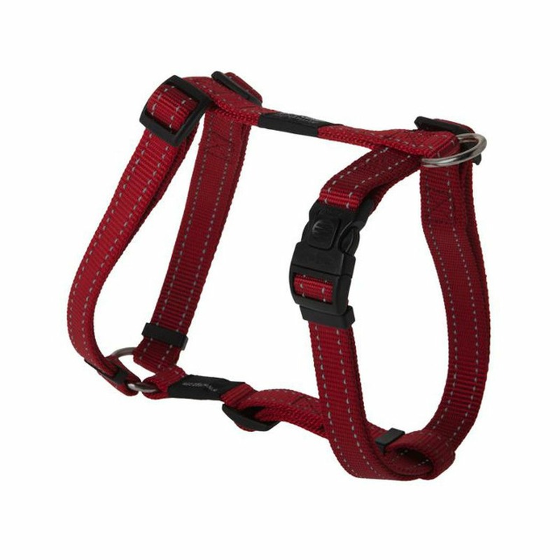 Rogz Utility шлейка для собак, красная, размер S, ширина 11 мм 23 - 37 см