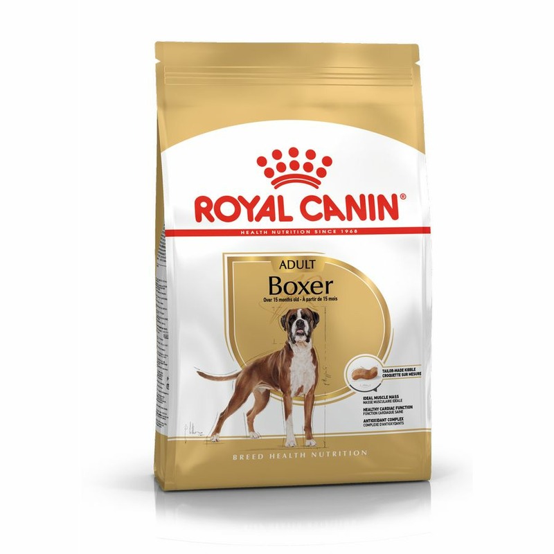 Royal Canin Boxer Adult полнорационный сухой корм для взрослых собак породы боксер старше 15 месяцев - 12 кг цена и фото
