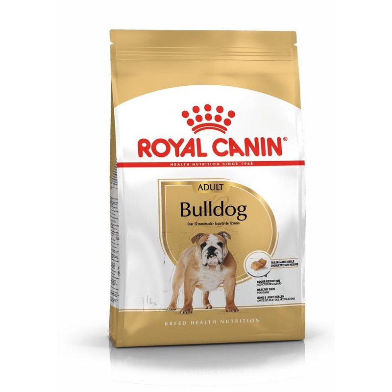 Royal Canin Bulldog Adult полнорационный сухой корм для взрослых собак породы бульдог - 3 кг повседневный супер премиум бульдог для взрослых с курицей породы среднего размера мешок Россия 1 уп. х 1 шт. х 3 кг RC-25900300R1 - фото 1