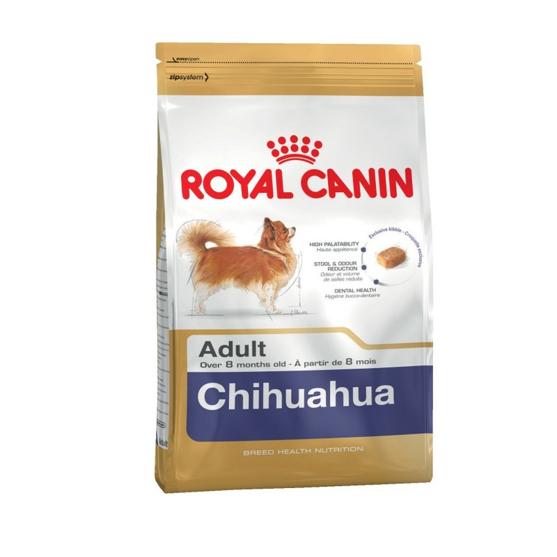 Royal Canin Chihuahua Adult полнорационный сухой корм для взрослых собак породы чихуахуа - 1,5 кг royal canin royal canin сухой корм для чихуахуа с 8 месяцев 3 кг