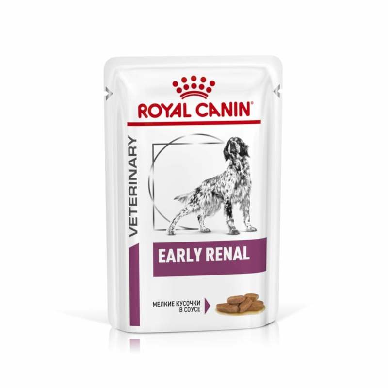 Royal Canin Early Renal полнорационный влажный корм для взрослых собак при ранней стадии почечной недостаточности, диетический, кусочки в соусе, в паучах - 100 г, размер Для всех пород 12520010A0-old - фото 1