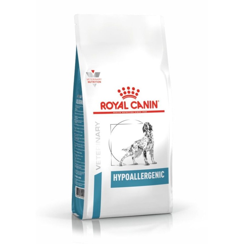 цена Royal Canin Hypoallergenic DR21 полнорационный сухой корм для взрослых собак при пищевой аллергии или непереносимости, диетический