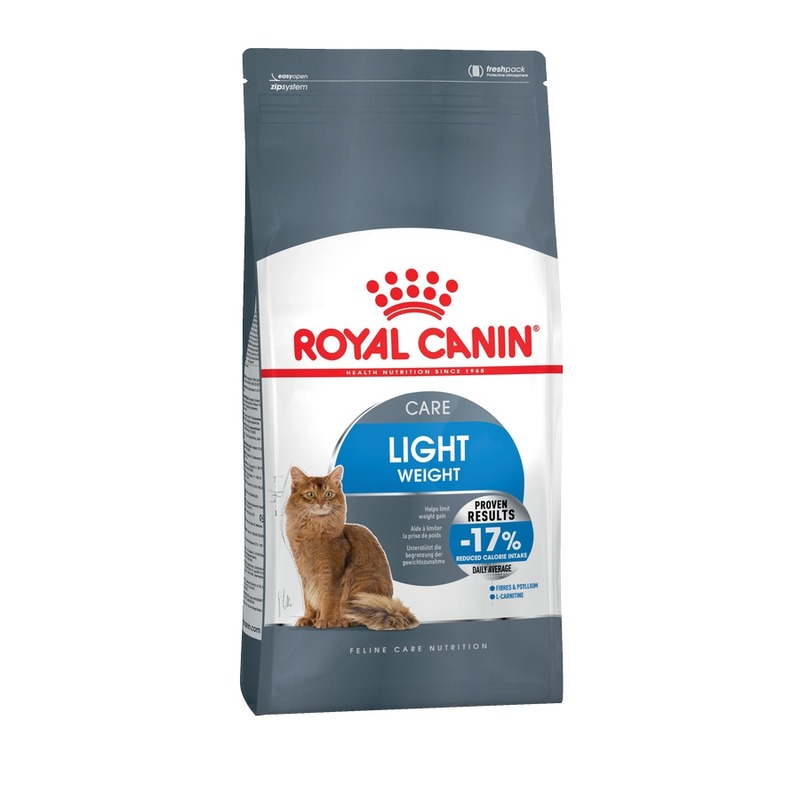 цена Royal Canin Light Weight Care полнорационный сухой корм для взрослых кошек для профилактики лишнего веса - 400 г