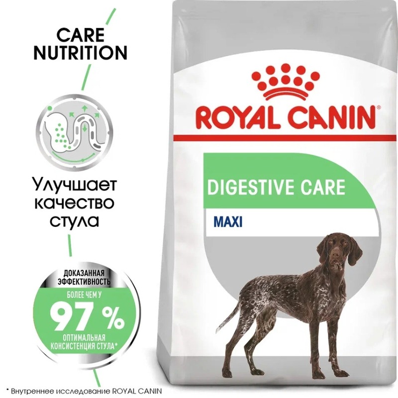Royal Canin Maxi Digestive Care сухой корм для собак крупных пород с чувствительным пищеварением - 12 кг royal canin вет корма royal canin вет корма для котят от 2 до 10 мес при расстройствах пищеварения 2 кг