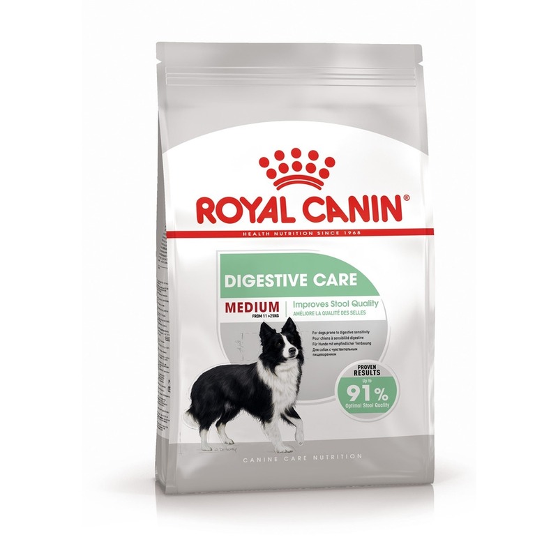 Royal Canin Medium Digestive Care полнорационный сухой корм для взрослых собак средних пород с чувствительным пищеварением - 3 кг