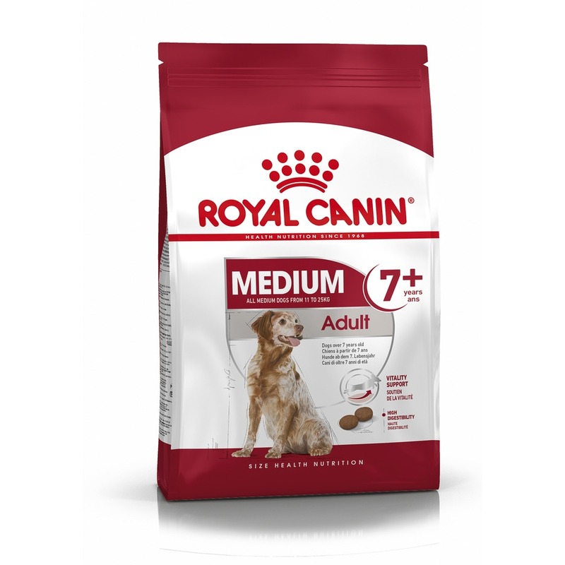 ROYAL CANIN Сухой корм Royal Canin Medium Adult 7+ для пожилых собак средних пород