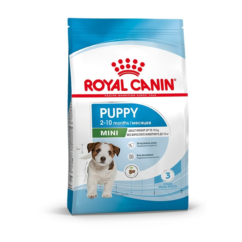 Royal Canin Mini Puppy полнорационный сухой корм для щенков мелких пород до 10 месяцев - 2 кг, размер Породы мелкого размера
