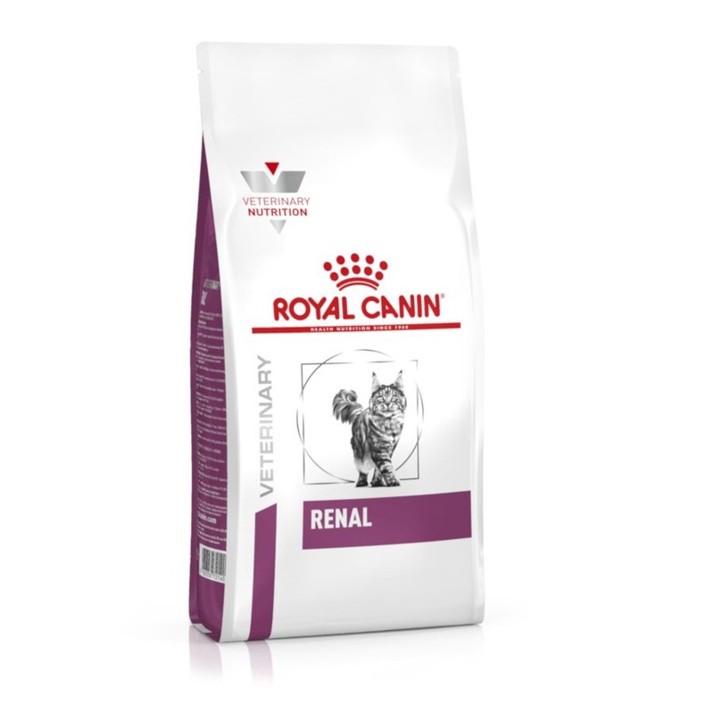 Royal Canin Renal RF23 полнорационный сухой корм для взрослых кошек для поддержания функции почек при острой или хронической почечной недостаточности, диетический - 2 кг RC-39000200R0 - фото 1