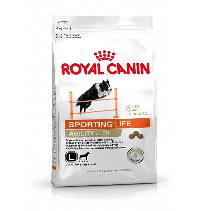 Royal Canin Sporting Life Agility 4100 полнорационный сухой корм для взрослых собак крупных пород при кратковременных интенсивных нагрузках - 15 кг прочность при интенсивных кратковременных нагрузках