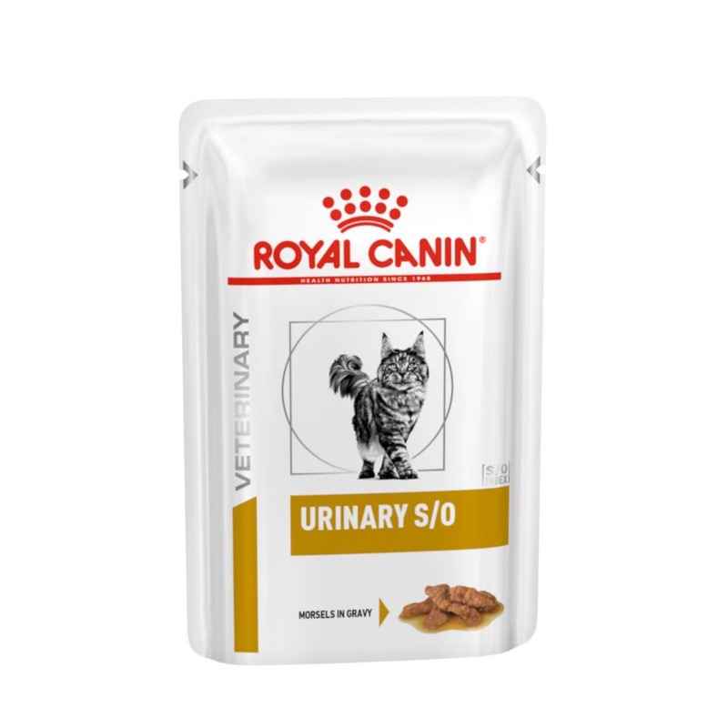 Royal Canin Urinary S/O полнорационный влажный корм для взрослых кошек при лечении и профилактике мочекаменной болезни, диетический, с курицей, кусочки в соусе, в паучах - 85 г (1 шт) 40320008A0-old - фото 1