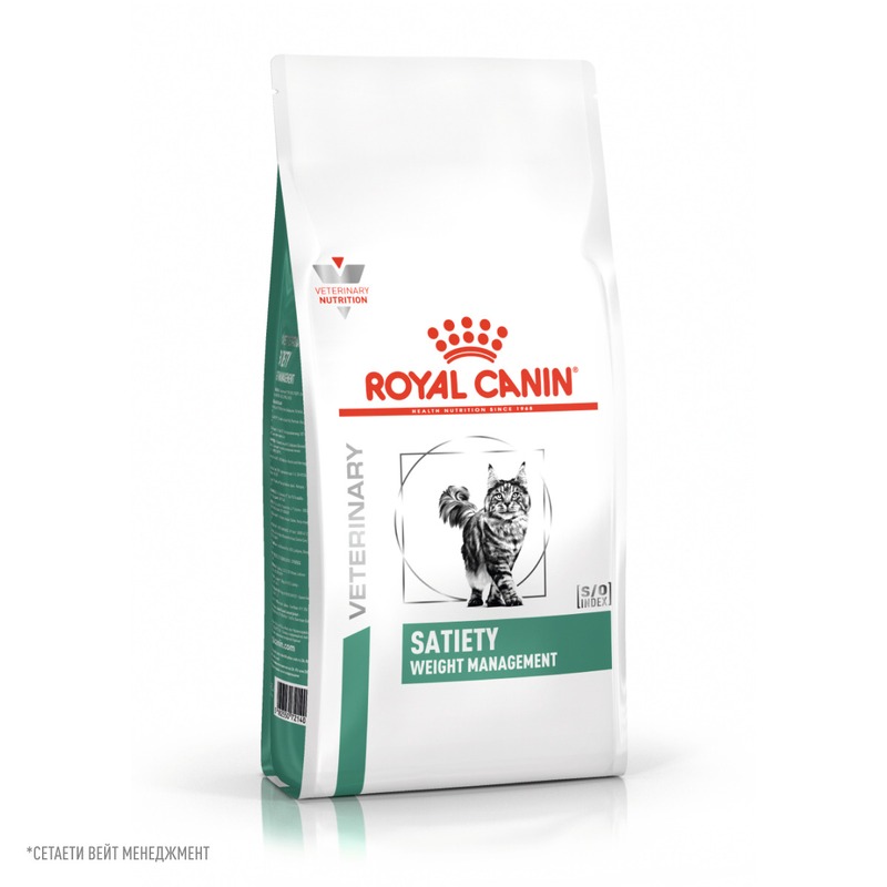 Royal Canin Vet Diet Satiety Weight Management для взрослых кошек, диетический - 400 г диетические супер премиум для взрослых мешок Россия 1 уп. х 1 шт. х 0.4 кг RC-39430040R0 - фото 1