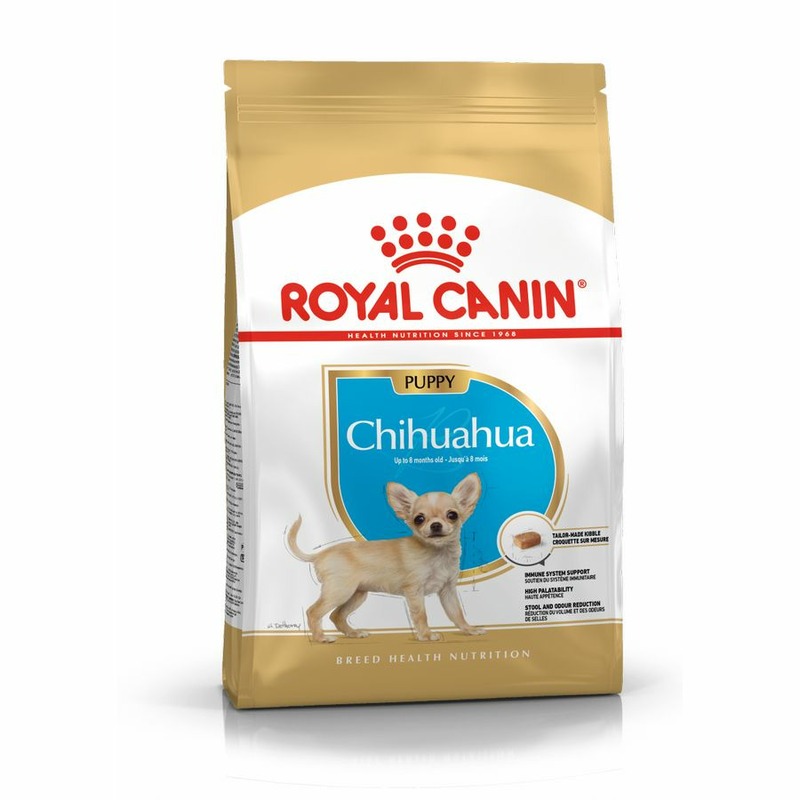 Royal Canin Chihuahua Puppy полнорационный сухой корм для щенков породы чихуахуа до 8 месяцев цена и фото