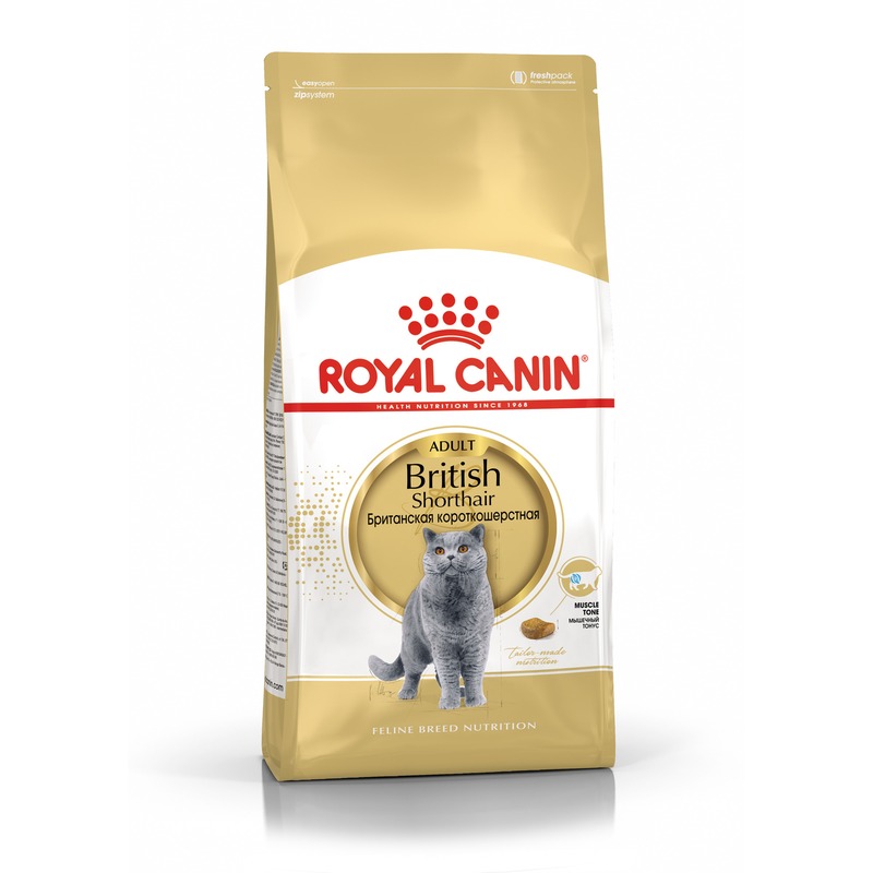 цена Royal Canin British Shorthair Adult полнорационный сухой корм для взрослых кошек породы британская короткошерстная