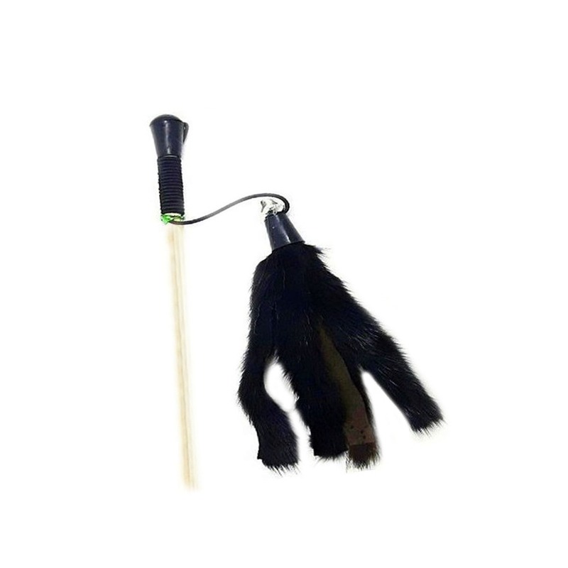 Semi игрушка-махалка для кошек, норковая пальма, на веревке, звенящая, черная силиконовый чехол на oppo a36 яркая пальма для оппо а36
