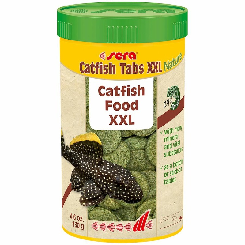 Sera Catfish Tabs XXL Корм для сомов \прилипал\ - 250 мл корм для рыб sera vipachips nature для сомов и донных рыб 250мл 90г