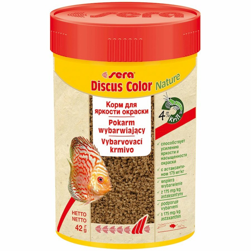 Sera Discus Color Red Корм для дискусов - 100 мл сухой корм для рыб jbl grana discus 1 л 440 г