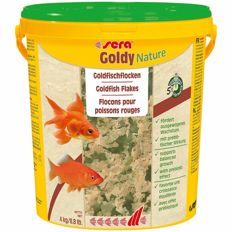 цена Корм Sera Goldy Nature для золотых рыб в хлопьях