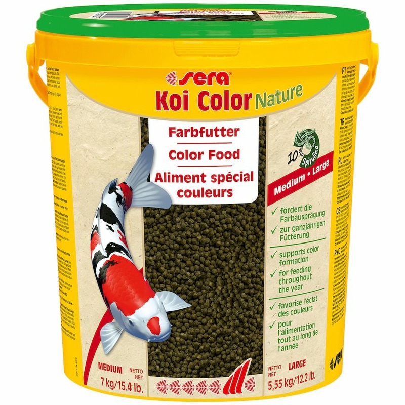 цена Sera Koi Color large Корм для прудовых рыб